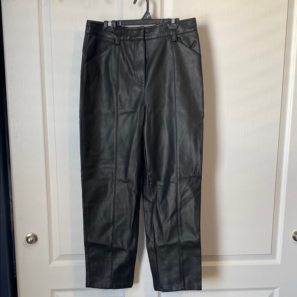 5/$25 Black Leather Pants